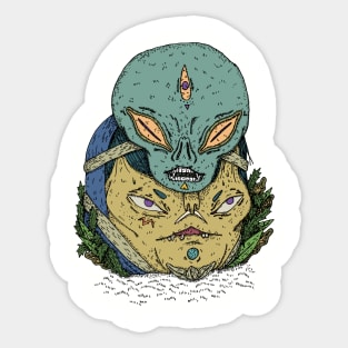 The second Wise One emerges Sticker